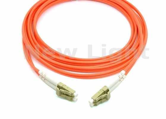 Beli Orange 2,0mm Diameter Multimode LC LC Duplex Fiber Optic Patch Cable untuk Jaringan online manufacture