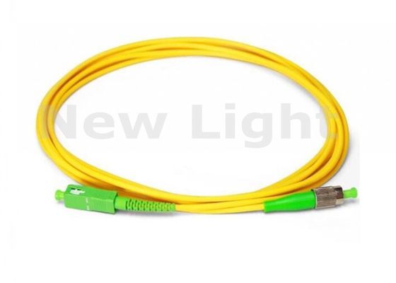 Beli Kabel Jumper Serat Optik 3M SC-FC Diameter 2.0mm Kerugian Sisipan Rendah untuk Aplikasi FTTH online manufacture