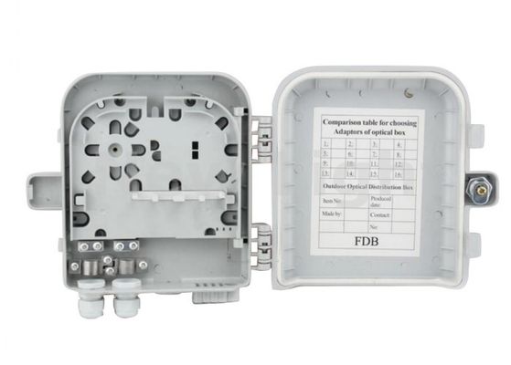 Beli Kotak Terminasi FTTH 8 Core dengan Bahan ABS untuk Pemasangan Mudah dan Pemasangan di Dinding online manufacture
