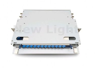 Beli CATV 19 Inch ODF Bingkai Serat Optik 12 Port Core Dengan Ukuran Standar online manufacture