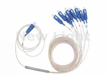 Beli SC UPC 1X8 PLC Single Mode Serat Optik Coupler Splitter Tabung Baja Tipe Untuk FTTH online manufacture