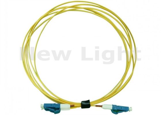 Beli Kabel patch serat LC-LC kuning dengan bahan PVC dan panjang 3 meter untuk konektivitas yang andal online manufacture
