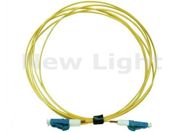 Beli Kuning LC LC Fiber Patch Cord, Bahan PVC 3 Meter Simplex Fiber Optic Cable online manufacture