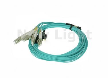Beli 10 Meter OM4 12 inti kabel MPTP 3.0mm MPO LSZH Jaket MPO KE LC Cable online manufacture