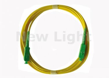 Beli Instalasi Mudah SC TO SC Kabel Fiber Patch Single Model 3.0mm Diameter 1 Panjang Meter online manufacture