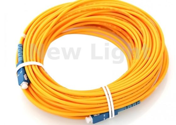 Beli Kabel Jumper Fiber SC-SC Panjang 100 Meter dengan Fiber Mode Tunggal dan Poles UPC untuk Transmisi Data Kecepatan Tinggi online manufacture