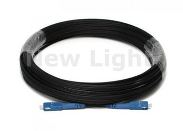 Beli 10M SC SM Simplex Fiber Patch Cord, Kabel FTTH Fiber Optic Warna Hitam online manufacture