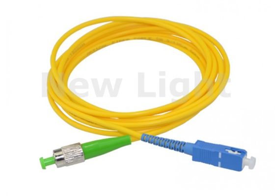 Beli Kabel Patch Fiber Optik FC-SC Mode Tunggal 3 Meter untuk Jaringan Berkecepatan Tinggi online manufacture