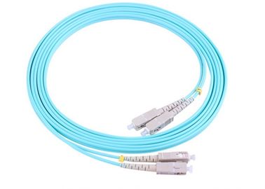 Beli Aplikasi FTTX SC SC Fiber Patch Cord, Duplex OM3 Single Mode Cable online manufacture