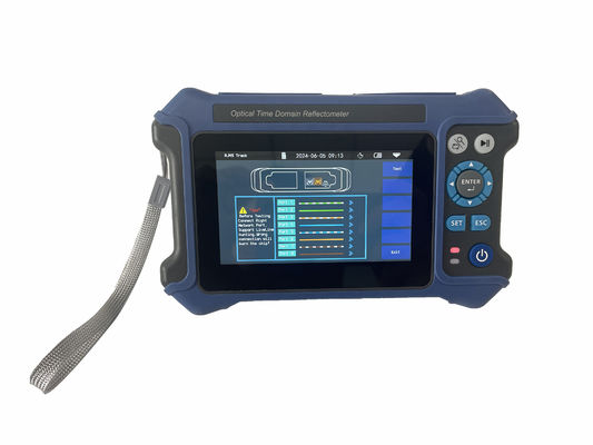 Beli Fiber Optic Tools dengan jarak uji 5m-80KM Tangan baja karbon tinggi dan sumber cahaya LD untuk pengujian yang akurat online manufacture