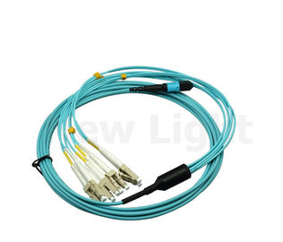Beli Kabel Serat Optik MPO MTP Patch Cord simplex / duplex, kabel patch 8 core / 12 core online manufacture