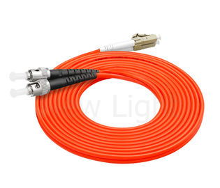 Beli multi-mode konektor ST-LC kabel serat optik patch 3.0mm kabel duplex PVC oranye online manufacture