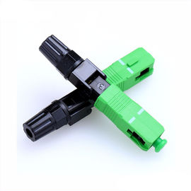 Beli SC APC Fiber Optic Fast Connector 90N Kekuatan Tarik Untuk Kabel Patch online manufacture