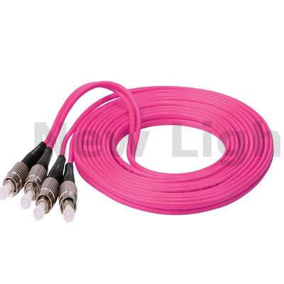 Beli Kabel Patch Fiber Optik Dupleks OM4 FC Kehilangan Sisipan Rendah online manufacture