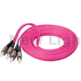 Beli Multi Mode FC Fiber Patch Cord Duplex OM4 Jumping Cable Low Insertion Loss online manufacture
