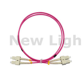 Beli 3 Meters SC - SC Multimode Fiber Optic Kabel Patch Duplex Cord Dengan Klip kabel OM4 online manufacture