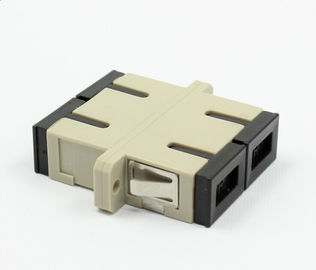 Beli Plastik SC Fiber Optic Adapter Multimode Untuk Kabel Serat Optik Patch online manufacture