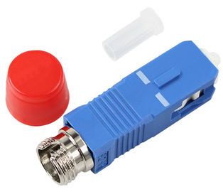 Beli FC ke SC Single Mode Fiber Adapter Biru Housing Aplikasi UPC Polishing CATV online manufacture