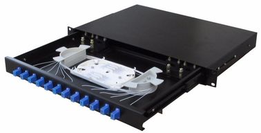 Beli 1U 19 Inch SC Fiber Optic Distribution Frame SC UPC Pigtail Distribution Box online manufacture