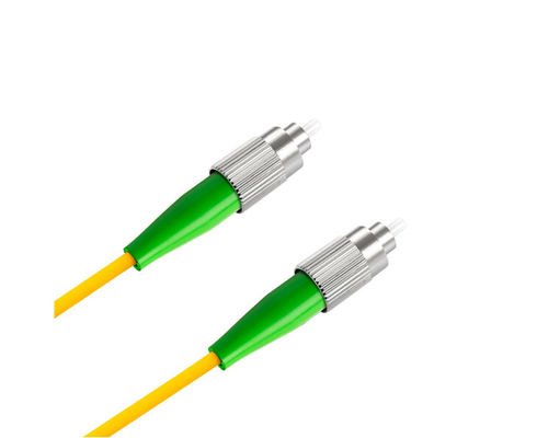Beli Kabel Patch Cord Fiber Optik FC APC Kuning Single Mode dengan Diameter Kabel 3.0mm dan Inti Simplex online manufacture