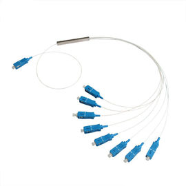 Beli 1 X 16 SC / PC Fiber Optic PLC Splitter, SC APC Splitter Perangkat Manajemen Daya Optik online manufacture