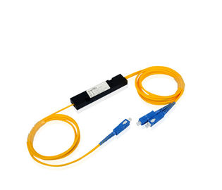 Beli Mode Tunggal 1 X 2 Splitter Serat Optik SC / UPC PLC CATV / Aplikasi Sistem FTTX online manufacture