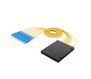 Beli FTTH 1 X 8/32 optik PLC splitter Modul SC PC Connector WDM / CWDM Single Mode online manufacture