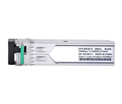Beli 1.25G SFP Fiber Optic Transceiver Module dengan Jarak 20KM dan Low Power Dissipation online manufacture