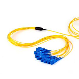 Beli SC UPC Single Mode Kipas Keluar Kabel Patch Serat Optik 12 Panjang Disesuaikan Serat online manufacture