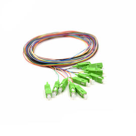 Beli SC / APC Fiber Optic Pigtail, 2 M Fiber Jumper Kabel 12 Warna Opsional online manufacture