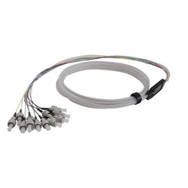 Beli 0,9 Mm Konektor Single Mode Fiber Pigtails 1 M White Tube Rendah Insertion Loss online manufacture