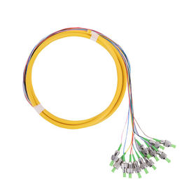 Beli Kuning Fiber Optic Pigtail Bounded Tube ST APC 0,3 DB Insertion Loss online manufacture