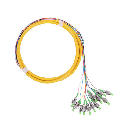 Beli ST APC Connector Fiber Optic Pigtail dengan 0.3 dB Insertion Loss dan 12 Core Bounded Tube online manufacture