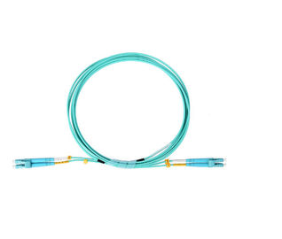 Beli 5M 2.0mm Duplex LC Aqua Kabel Multi Mode 50/125 Kabel Patch Serat Optik online manufacture