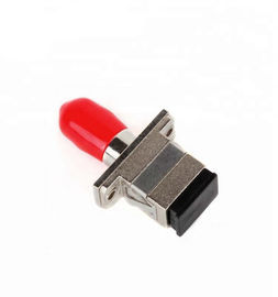 Beli ST - SC Kabel Serat Optik Adaptor Bahan Logam Potongan Persegi Untuk CATV / FTTH online manufacture
