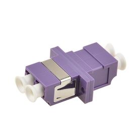 Beli Multimode Fiber Optic Connector Adapter Dua Jenis Inti OM4 Umum Dengan Warna Ungu online manufacture