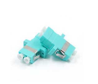 Beli LC DX OM3 Adaptor Konektor Serat Optik Satu-Potong Jenis Untuk Kotak Distribusi online manufacture