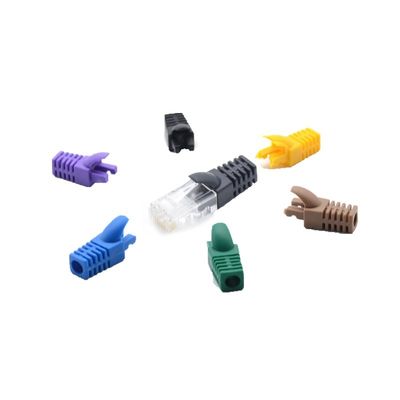 Beli CAT7 Shielded RJ45 Ethernet Connector dengan Bandwidth 600MHz, Two-Piece Metal Housing, dan Catastrophic Shield online manufacture