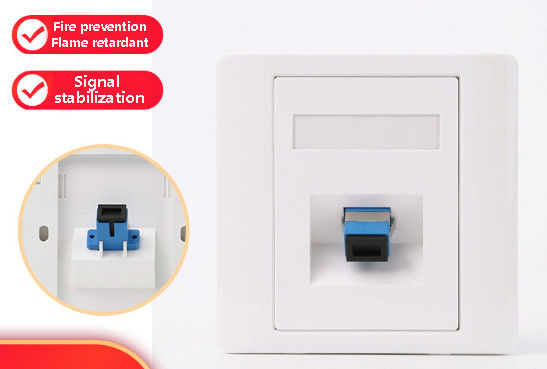 Beli Soket LC/SC Pasang Rata Tiang Tunggal dengan Kompatibilitas Universal untuk Semua Steker Standar online manufacture