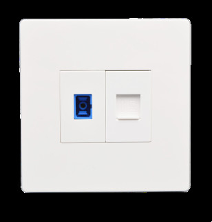 Beli Socket LC/SC Latensi Ultra-Rendah 86 * 86 mm Dengan Serat Kristal Fotonik online manufacture