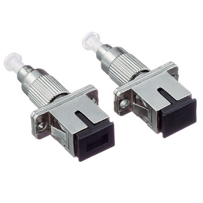 Beli Adaptor Serat Hibrida FC-SC Tipe Logam 2.5mm ke 1.25mm untuk Pelacak Cacat Visual online manufacture