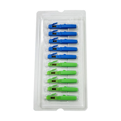 Beli LC Fiber Optic Fast Connector dengan ≤ 0,3 dB Insertion Loss diameter kabel 0,9 mm dan ≥ 50 dB Return Loss untuk Jaringan Optik Berkinerja Tinggi online manufacture
