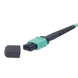 Beli 3.3ft MPO-MPO kipas keluar Patch Cord, 40GbE 8 inti Fiber untuk Aplikasi Transceivers QSFP OM3 online manufacture