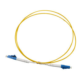 Beli SC / UPC - LC / UPC SM Simplex Kabel Serat Optik Patch Kuning PVC / LSZH / OFNR online manufacture