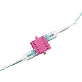 Beli Jenis Tarik UNIBOOT LC Kabel serat optik Patch Multi Mode Duplex OM3 - 150 Bahan LSZH online manufacture
