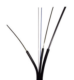Beli Kabel Fiber Optic Drop Outdoor 2 Inti Warna Hitam UV Dan Bahan Tahan Api LSZH online manufacture