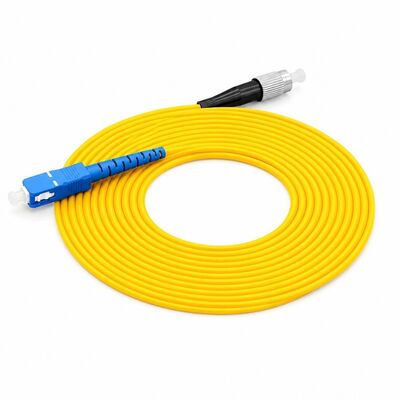 Beli Kerugian Penempatan Rendah ≤0.15dB Bend Insensitive G657A1 Fiber Optic Patch Cord dengan Multiple Connector Types online manufacture
