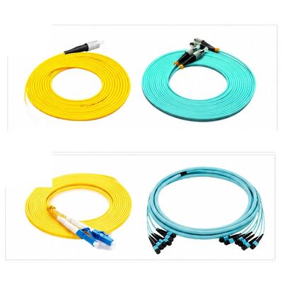 Beli OS2 Single Mode dan OM4 Multimode Fiber Optik Pigtail dengan Konektor SC LC untuk Jaringan Data Center dan FTTH online manufacture