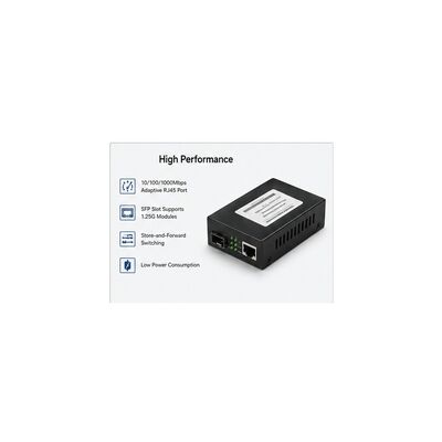 Beli NL-10GMC-06 Konverter Media SFP+ 10G dengan Laju Data 10Gbps, Transmisi Hingga 10km, dan Kepatuhan IEEE 802.3 online manufacture
