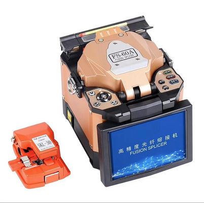 Beli Mesin Penyambung Fiber Optik Otomatis dengan Baterai 7800mAh, Enam Motor, Fokus Otomatis, dan Waktu Fusi 8s online manufacture
